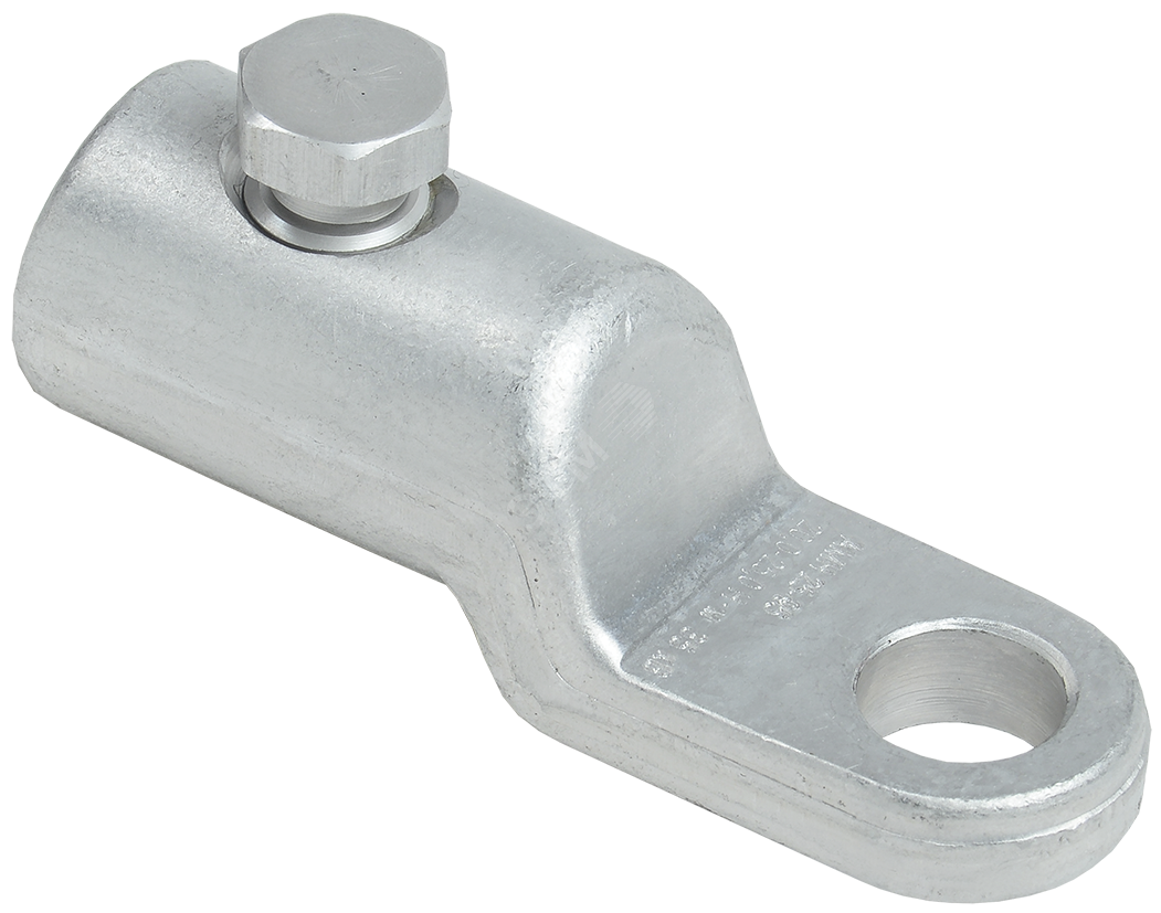 Медно-алюминиевый механический наконечник со срывными болтами АММН 25-95 до 35 кВ