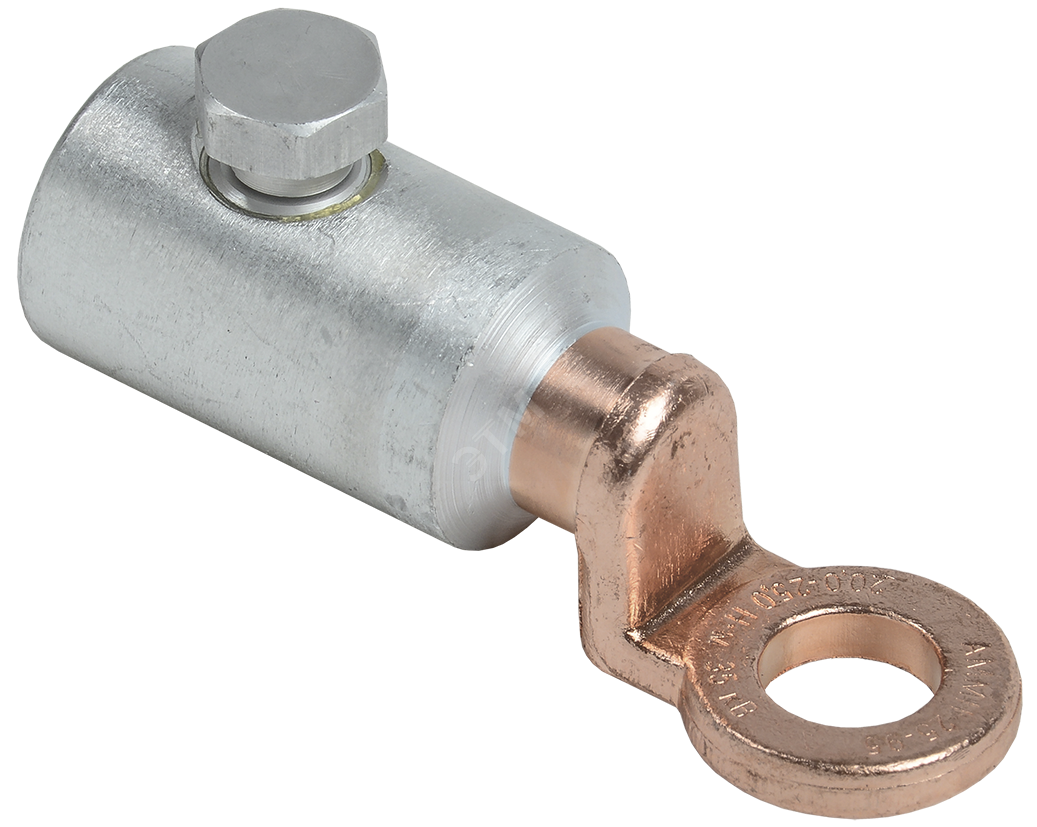 Алюминиевый механический наконечник со срывными болтами АМН 25-95 до 35 кВ