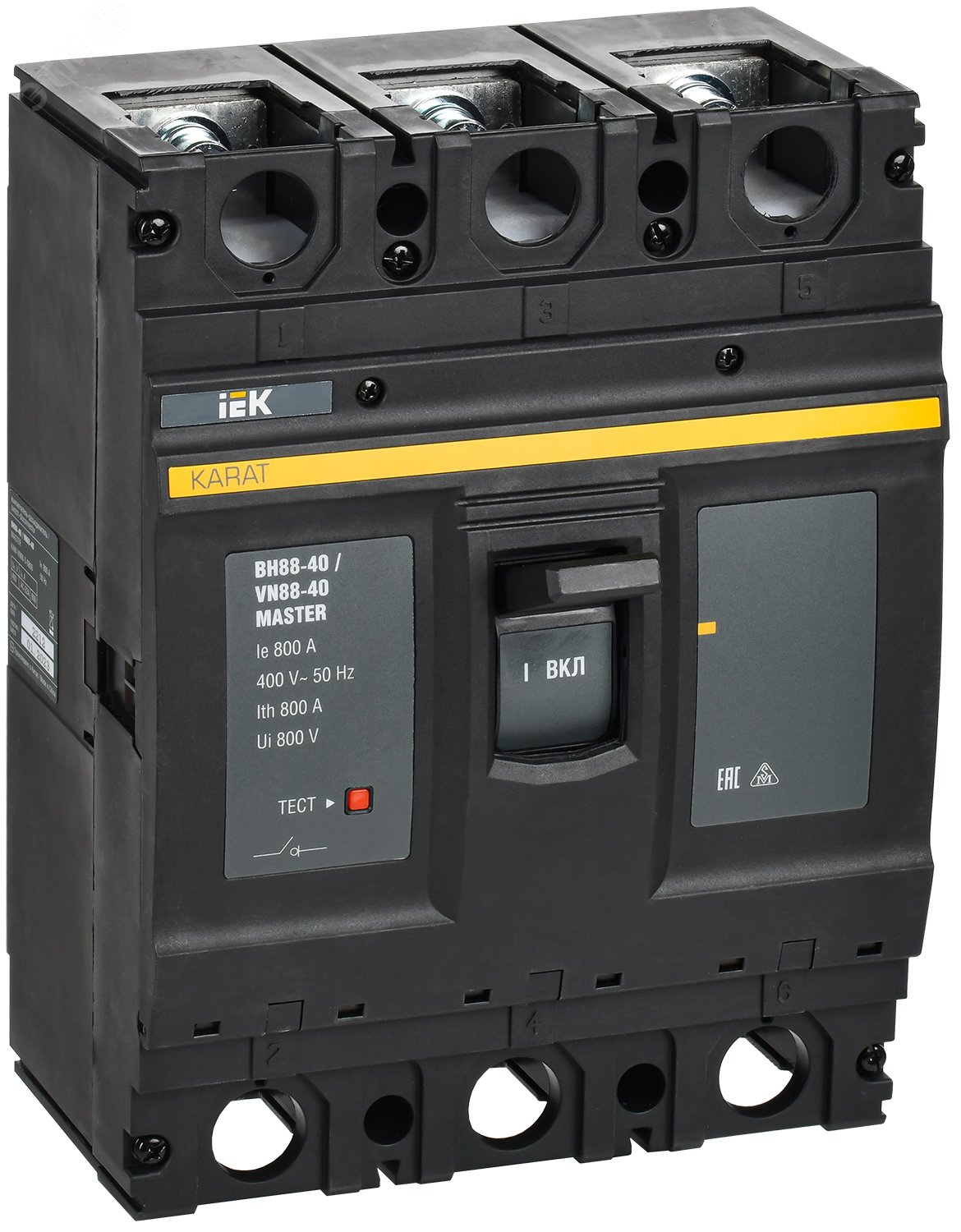 Изображение товара Выключатель-разъединитель KARAT MASTER ВН88-40 3P 800А для промышленного использования