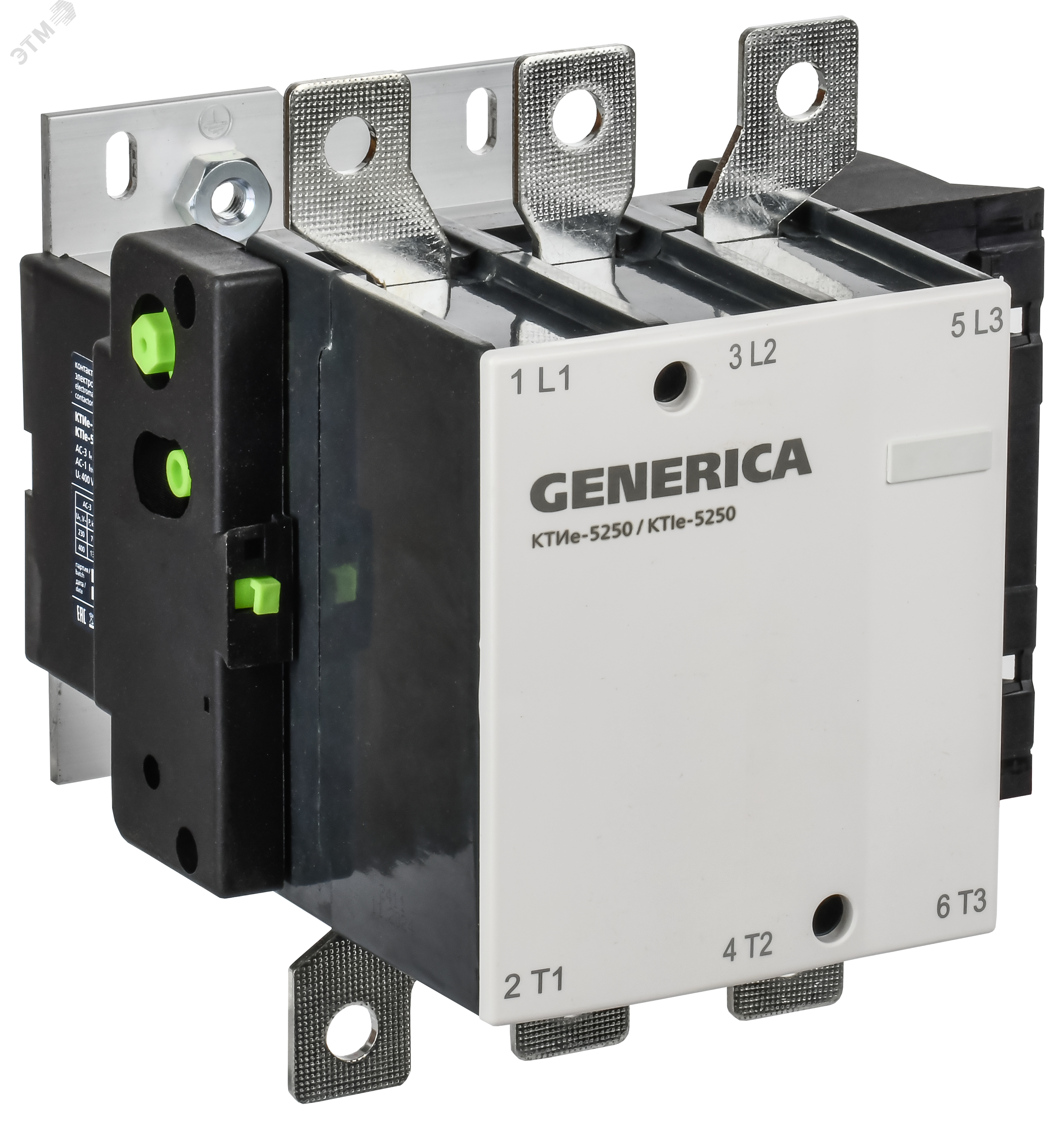 Изображение товара Контактор КТИе-5250 250А 230В/АС3 для автоматизации и управления электросистемами