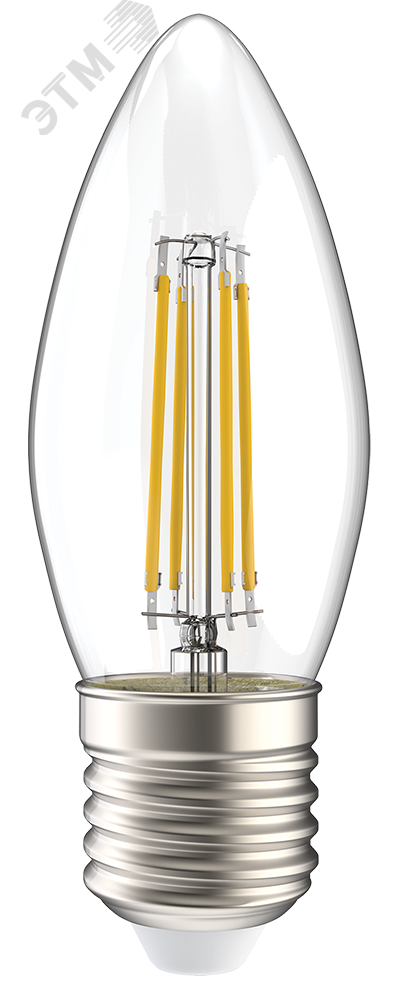 Лампа светодиодная C35 свеча прозрачная 7Вт 230В 4000К E27 серия 360° IEK LLF-C35-7-230-40-E27-CL IEK - превью 3