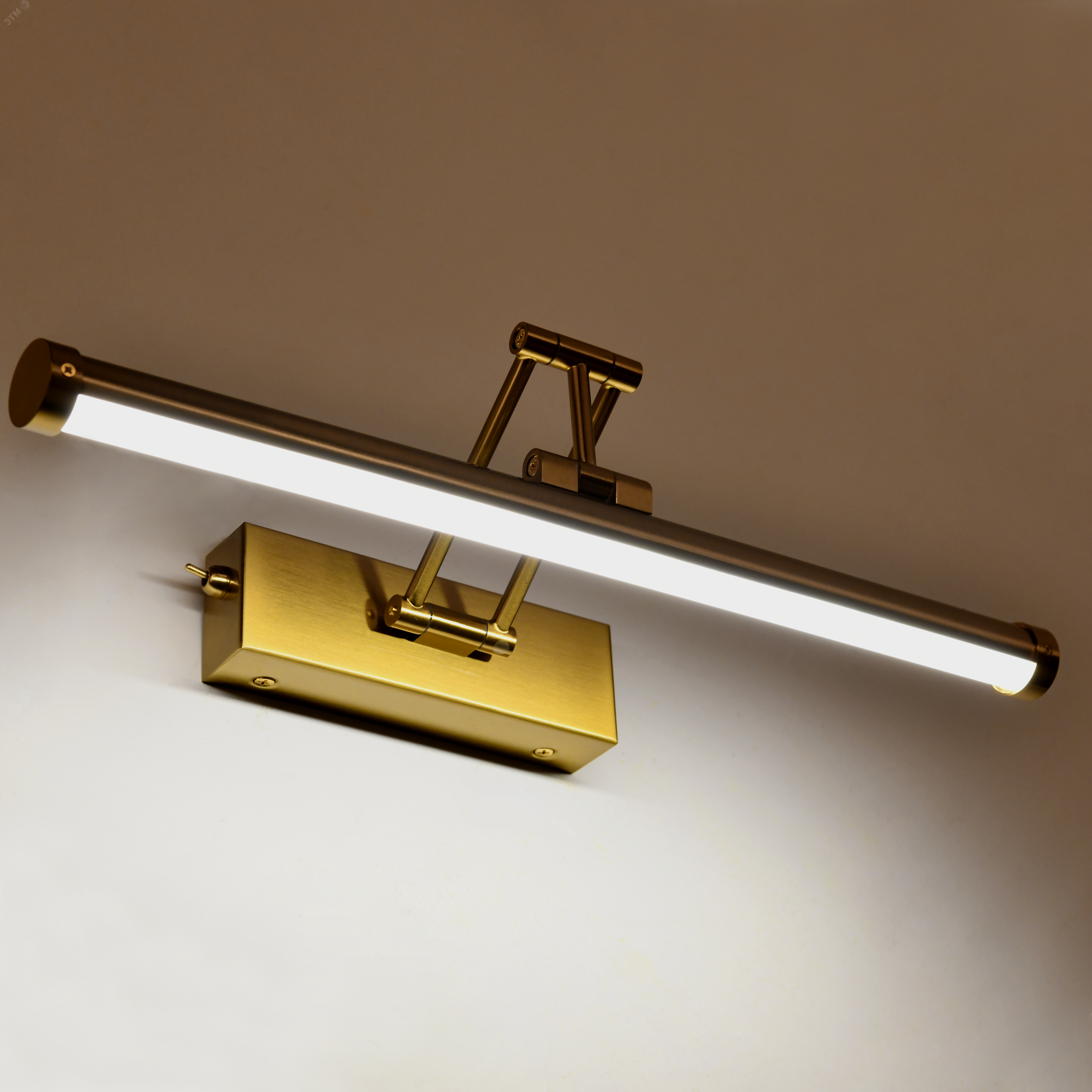 Изображение товара Светильник светодиодный 5115 настенный для подсветки картин и зеркал 8 Вт IP20 латунь