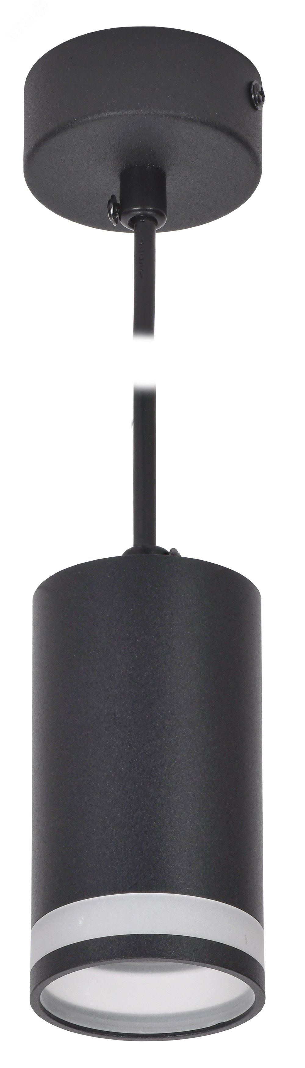 Изображение товара Светильник IEK LT-UCB0-4007-GU10-1-K02 подвесной черный с возможностью смены лампы GU10