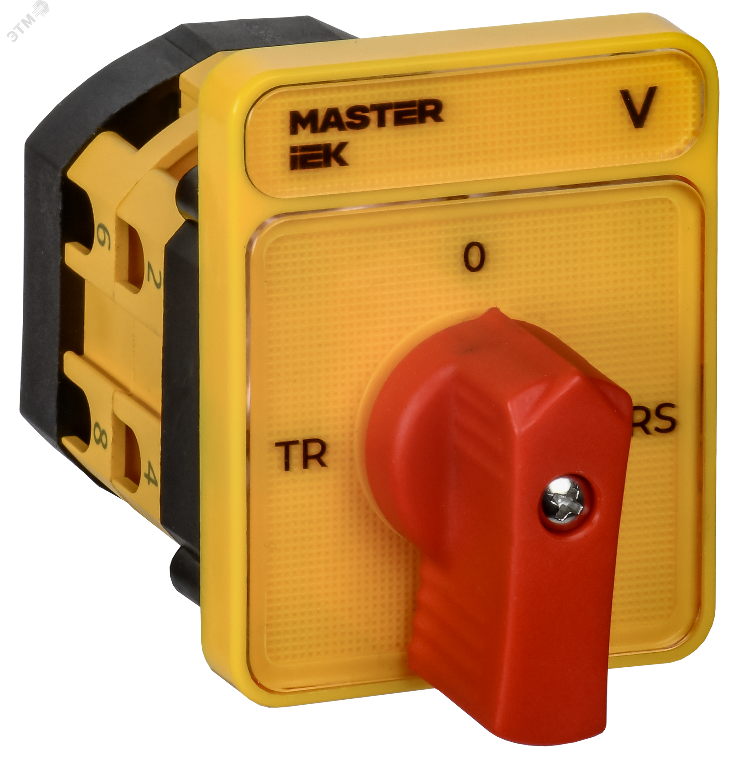 Изображение товара Переключатель кулачковый стандартная рукоятка 10А схема 67 IEK