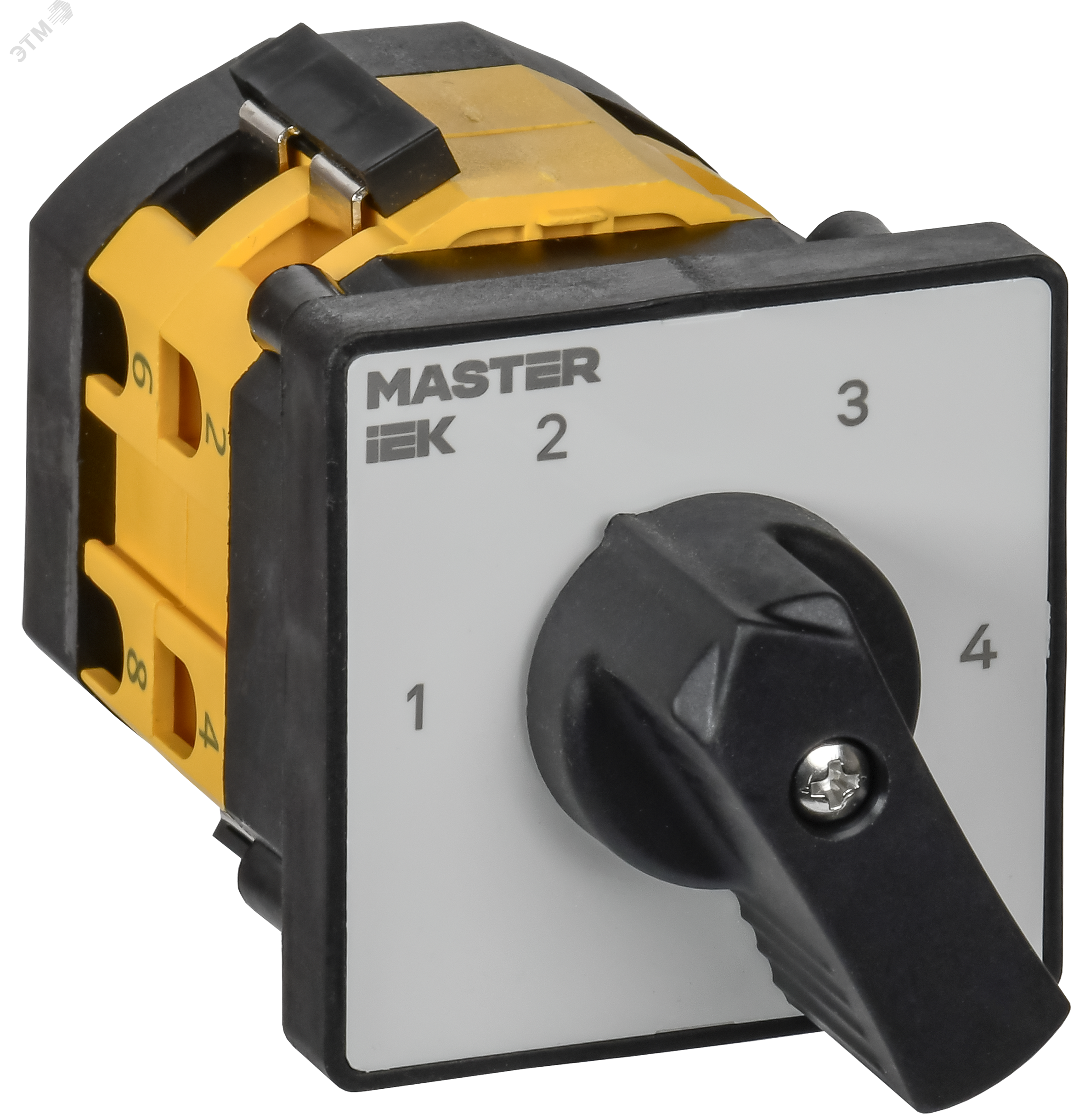 Изображение товара Переключатель кулачковый Master IEK 10А с монтажем на DIN-рейку