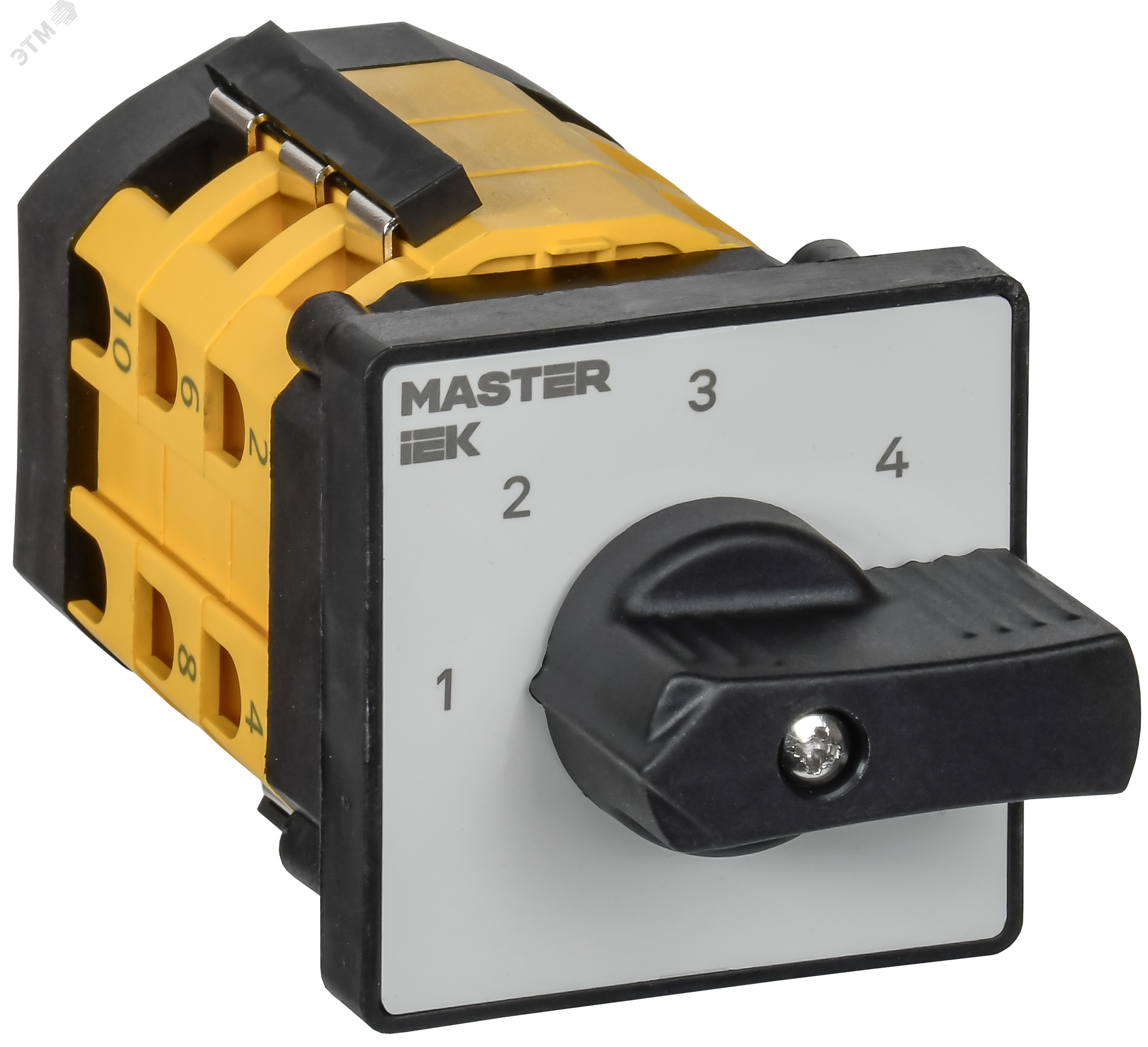 Изображение товара Переключатель кулачковый стандартная рукоятка 10А схема 84 IEK