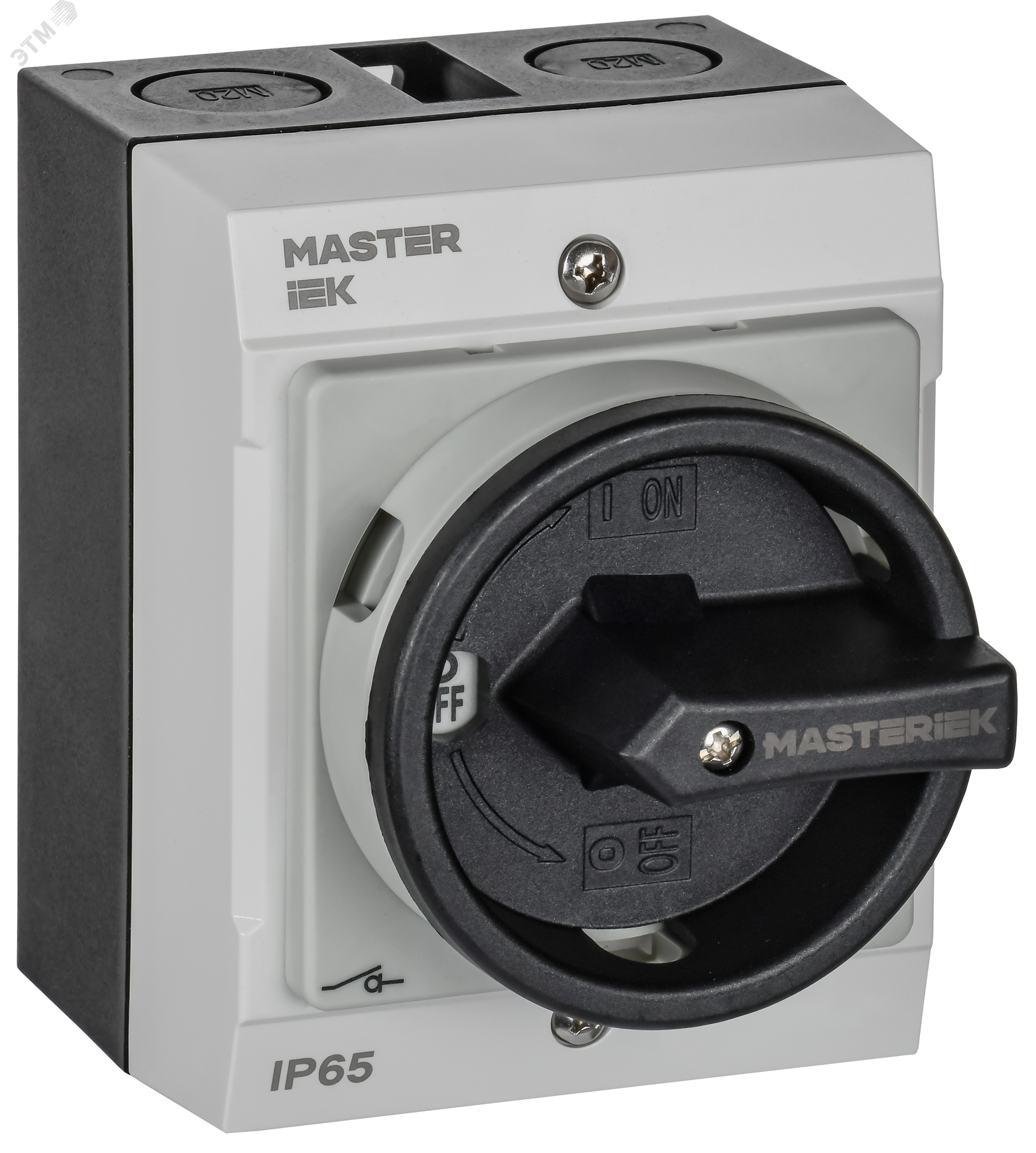 Изображение товара Переключатель кулачковый 16А с закрытой рукояткой MASTER IEK