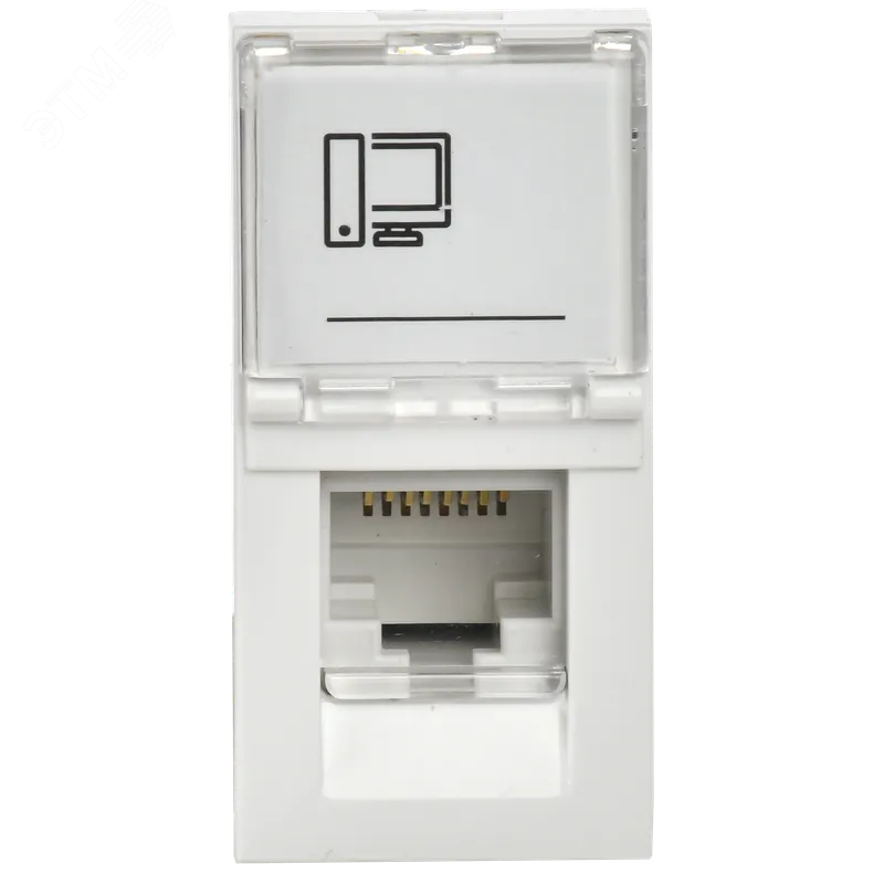 PRIMER РКИ-10-00-П-6 Розетка компьютерная RJ45 UTP кат.6 (1 модуль ...