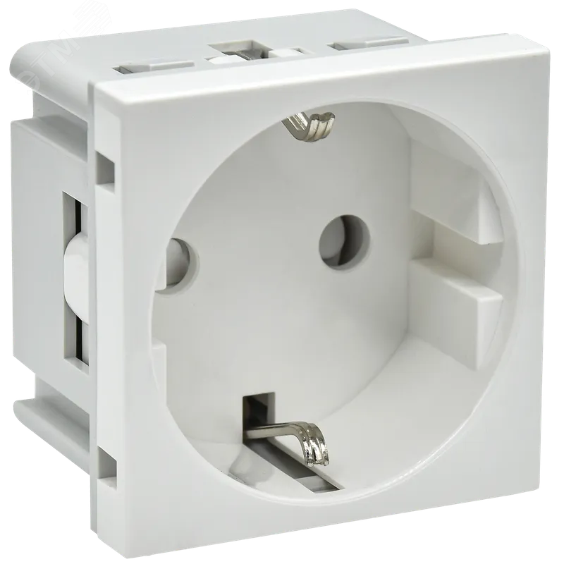 Изображение товара Розетка с заземляющим контактом bescherm Schaltungen IEK PRIMER 2 модуля