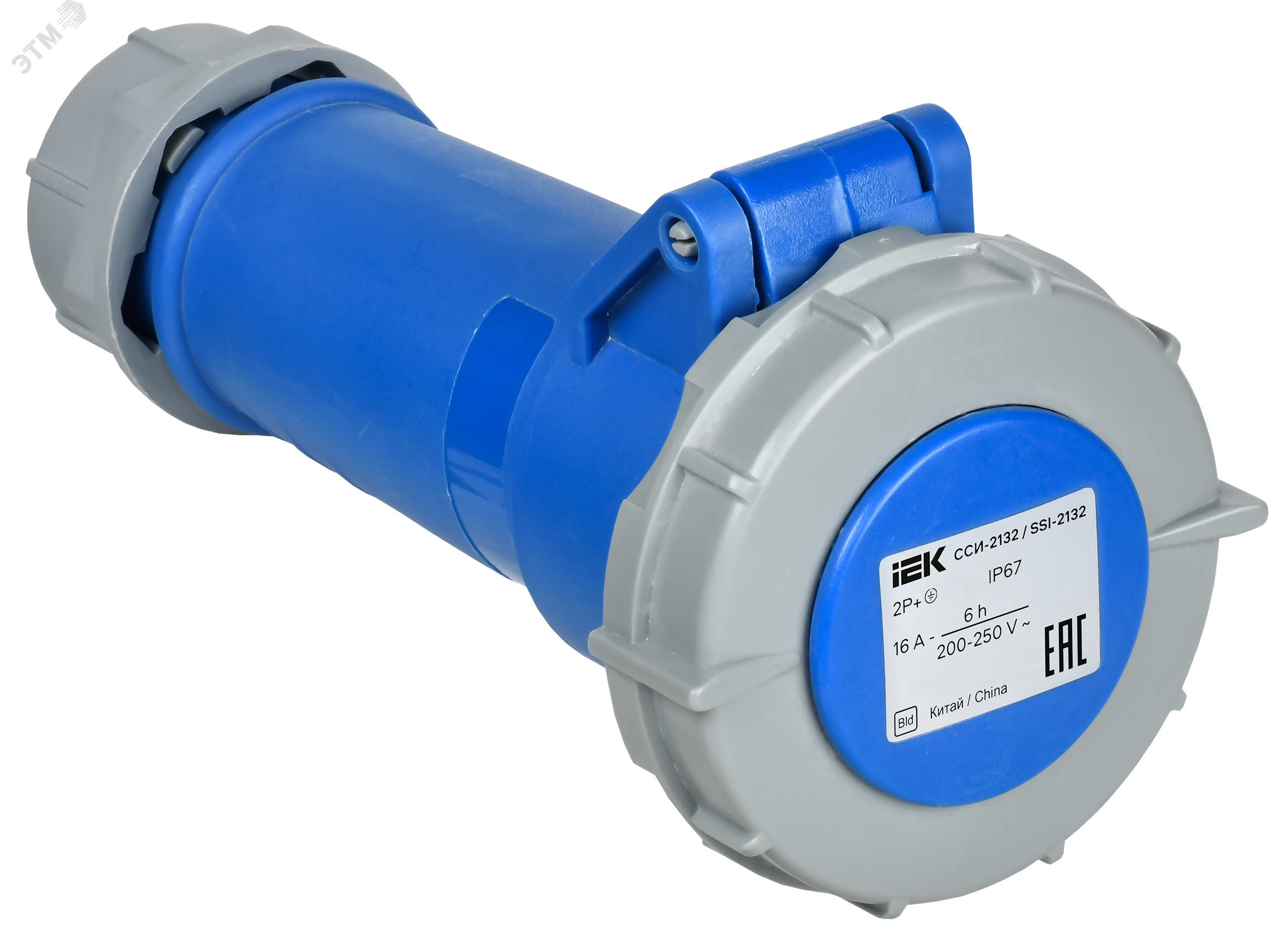 Изображение товара Переносная силовая розетка ССИ-2132 16А 220В IP67 IEK