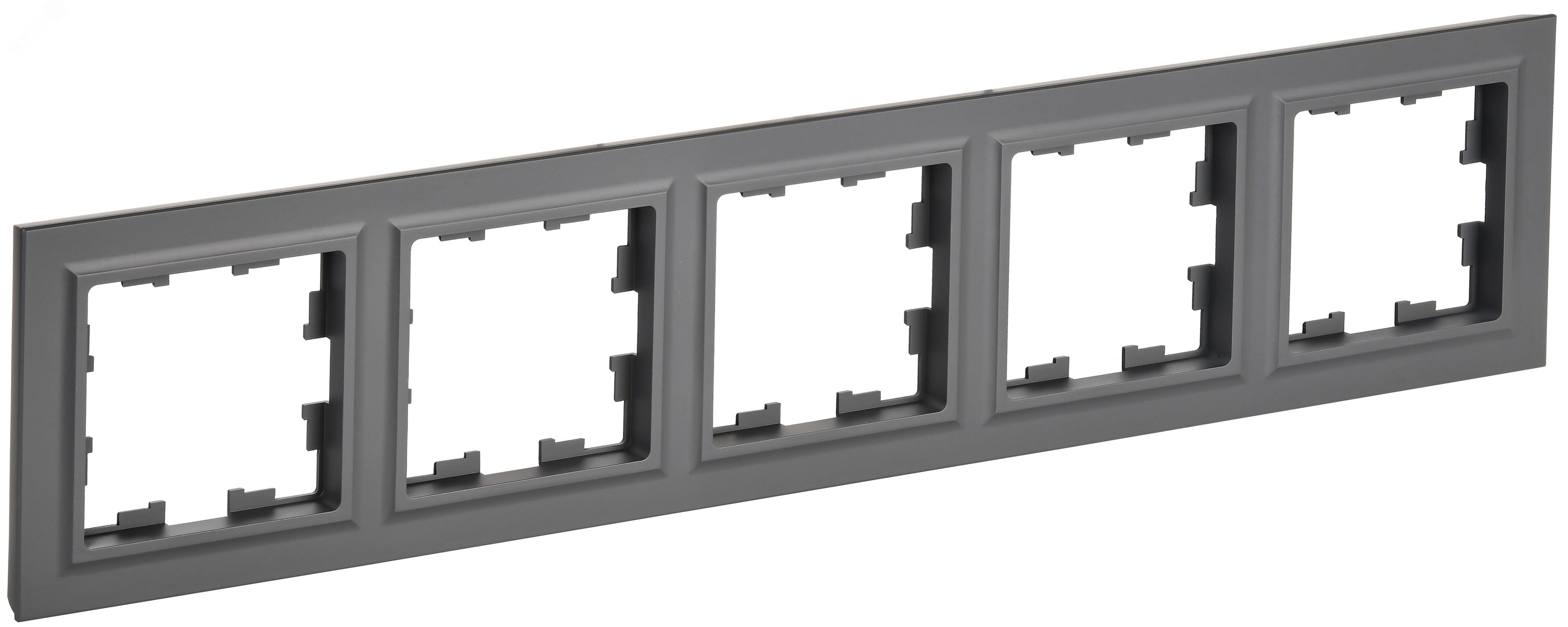 Изображение товара BRITE Рамка 5 постов РУ-5-БрГ графит (шт)