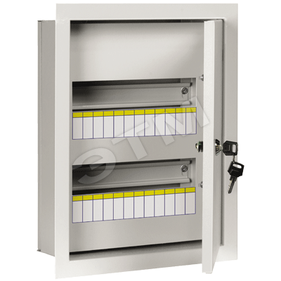 Купить Щит распределительный встраиваемый ЩРв-24з-1 IP31 с замком УХЛ3 ...