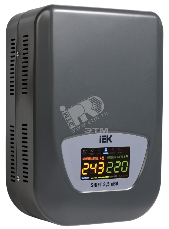 Стабилизатор напряжения настенный серии Shift 3.5 кВА (IVS12-1-03500 ...