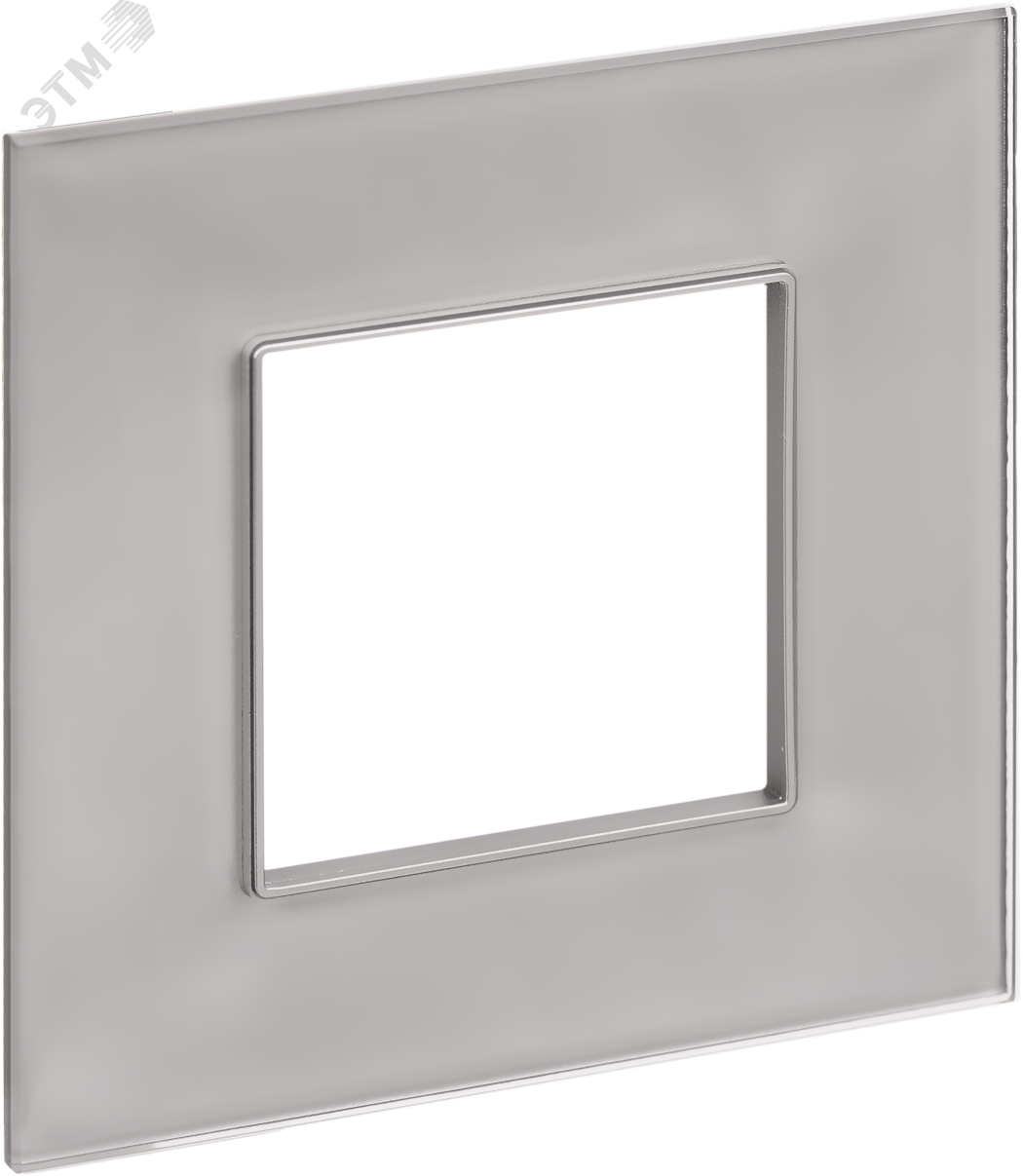 Изображение товара Рамка SKANDY 1-местная из закаленного стекла шампань глянцевая