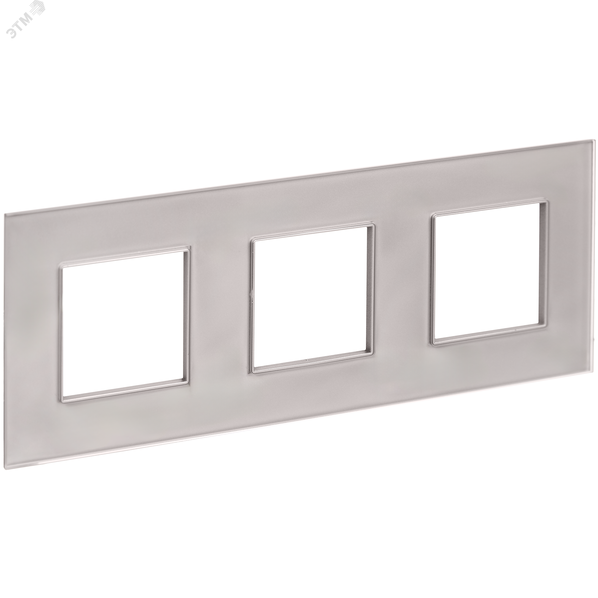 Изображение товара SKANDY Рамка 3-местная SK-F23Sh стекло шампань IEK (шт)