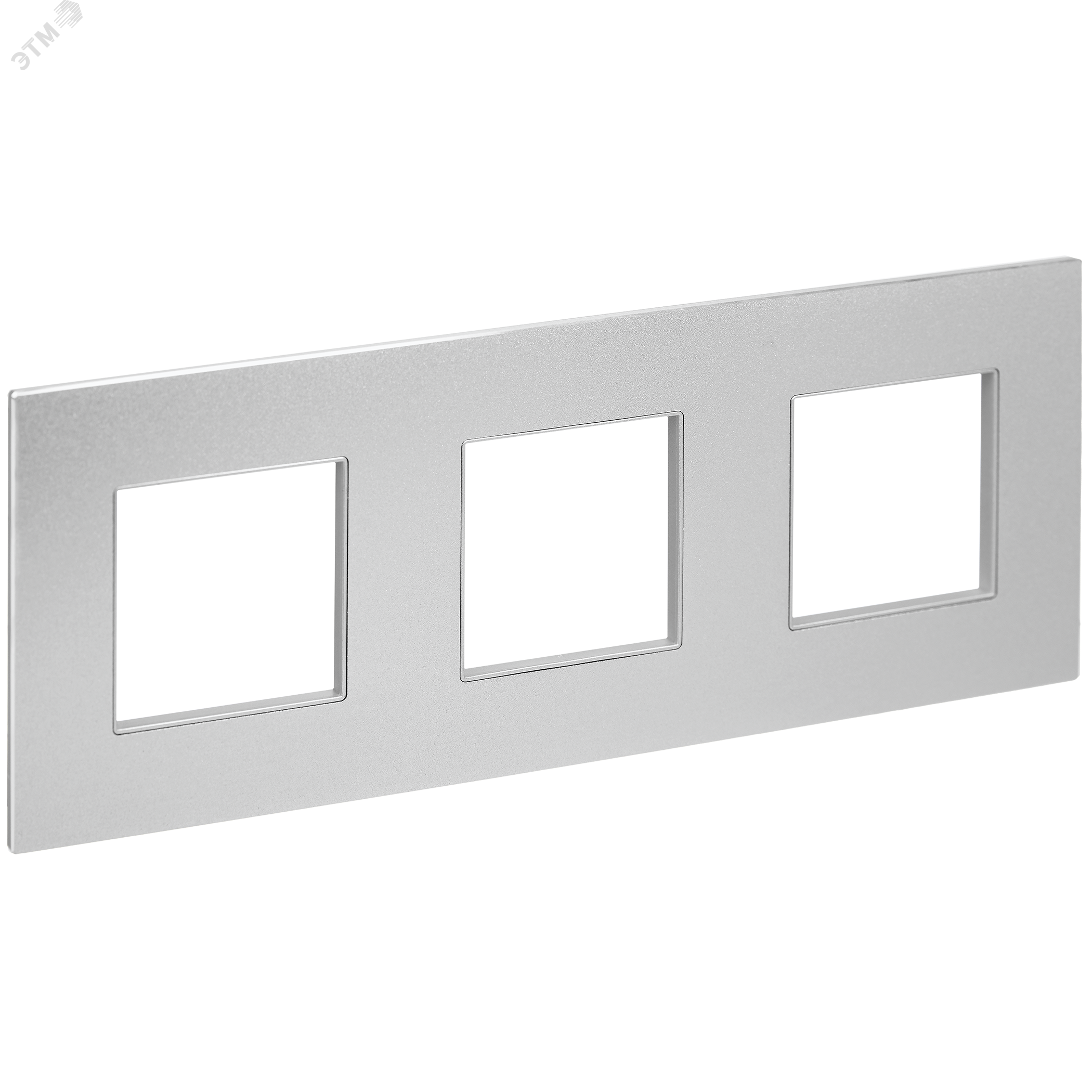 Изображение товара SKANDY Рамка 3-местная SK-F33S металл серебряный IEK (шт)