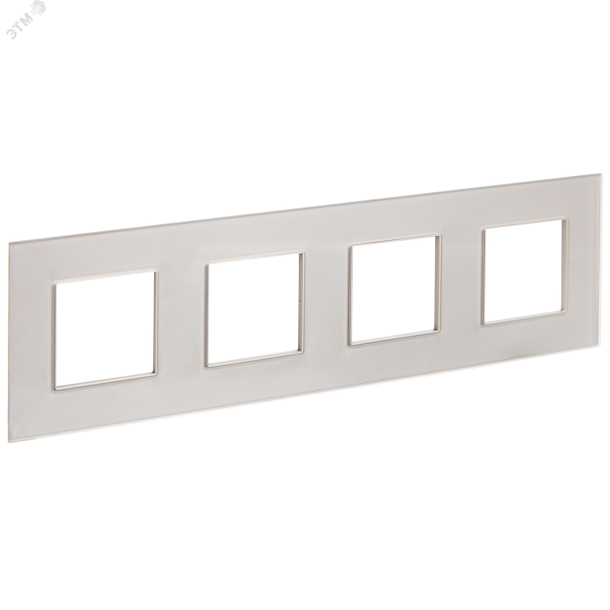 Изображение товара SKANDY Рамка 4-местная SK-F24Sh стекло шампань IEK (шт)