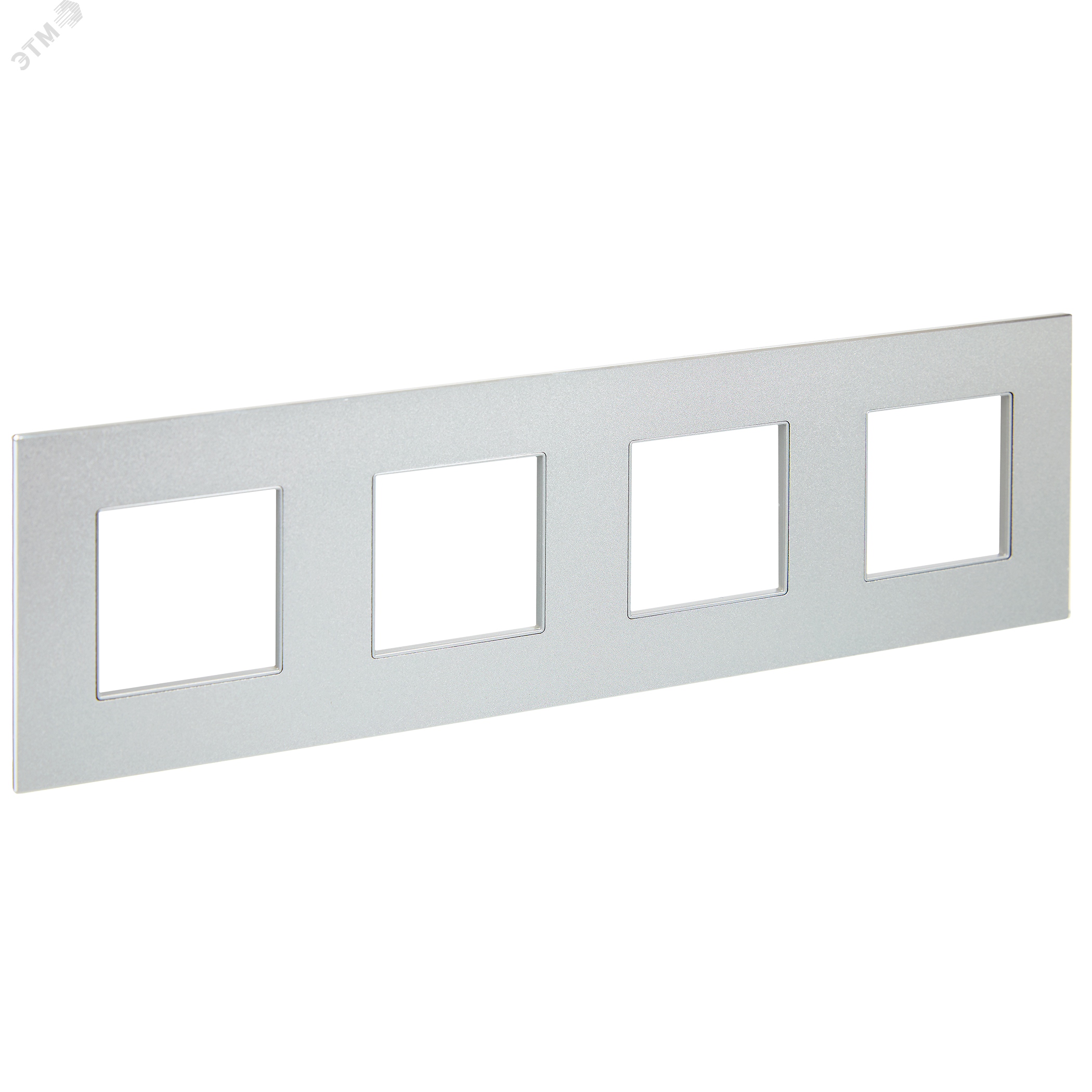 Изображение товара СКАНДИ Рамка 4-местная из металла серебро для фото и постеров SK-F34S