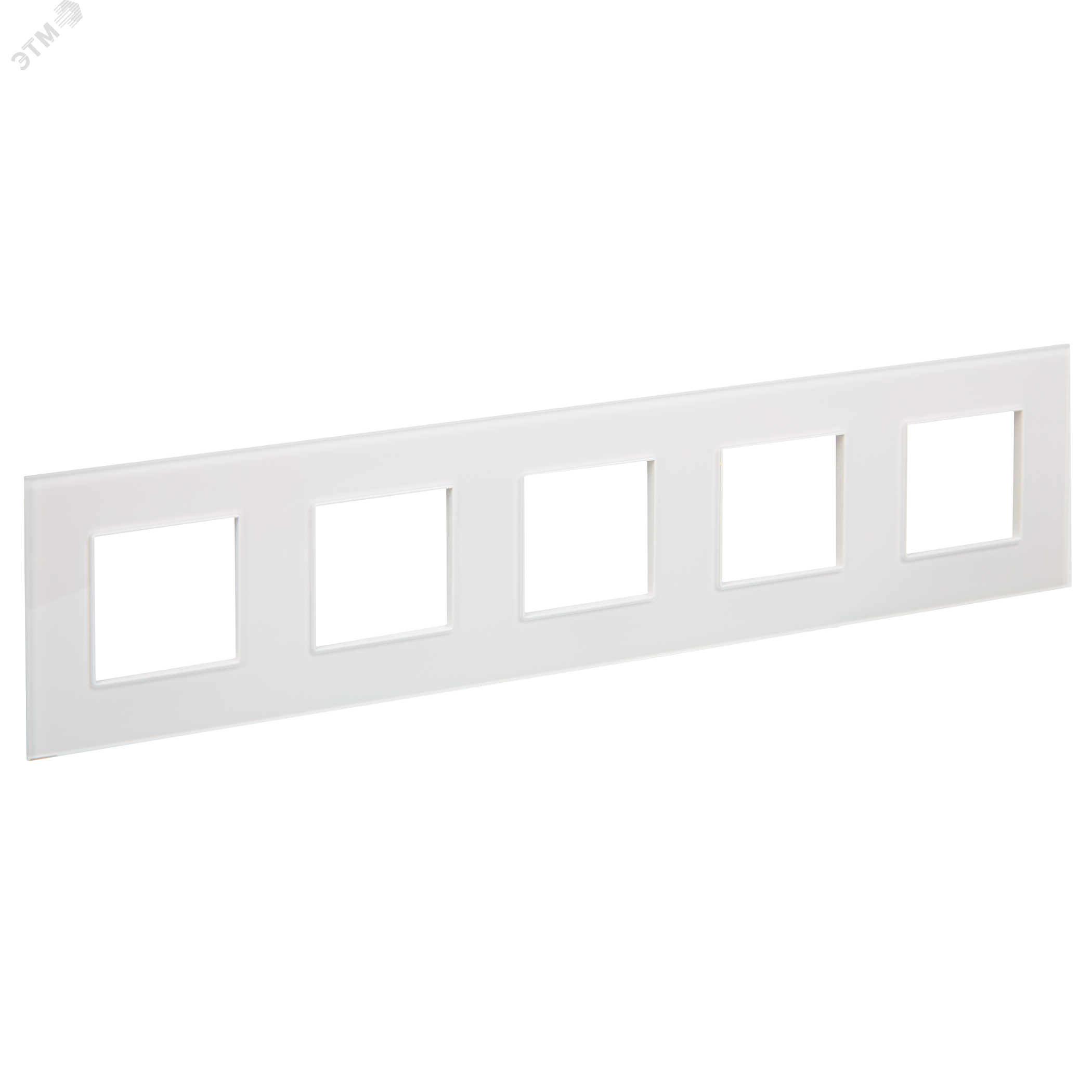 Изображение товара Декоративная рамка из стекла SKANDY 5-постов белая универсальная