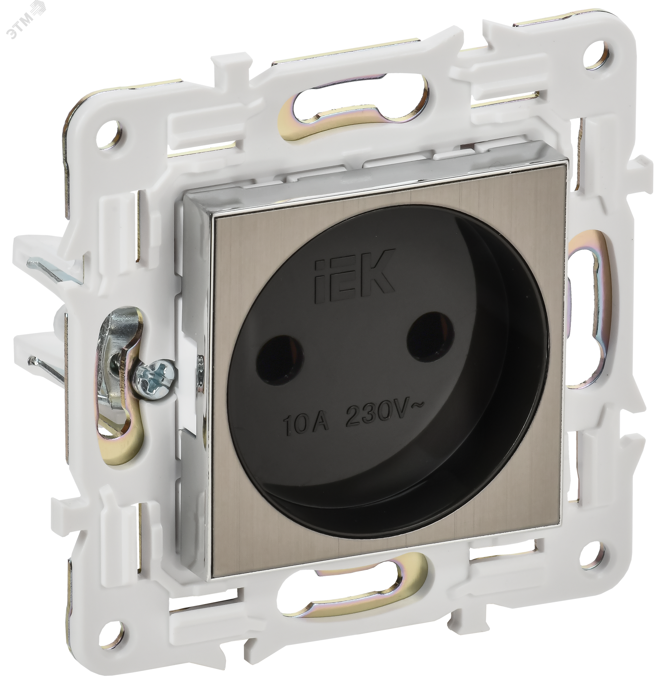 Изображение товара SKANDY Розетка без заземления никель SK-R02N 10А