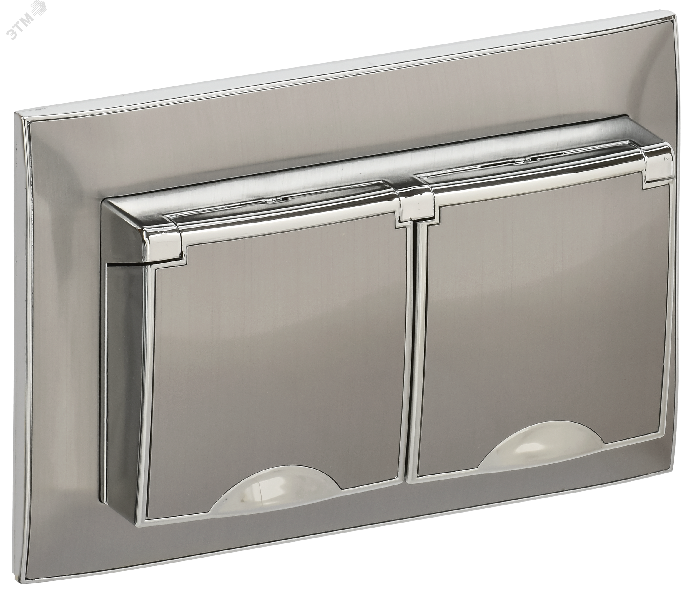 Изображение товара SKANDY Розетка 2-местная с крышкой и защитой IP44