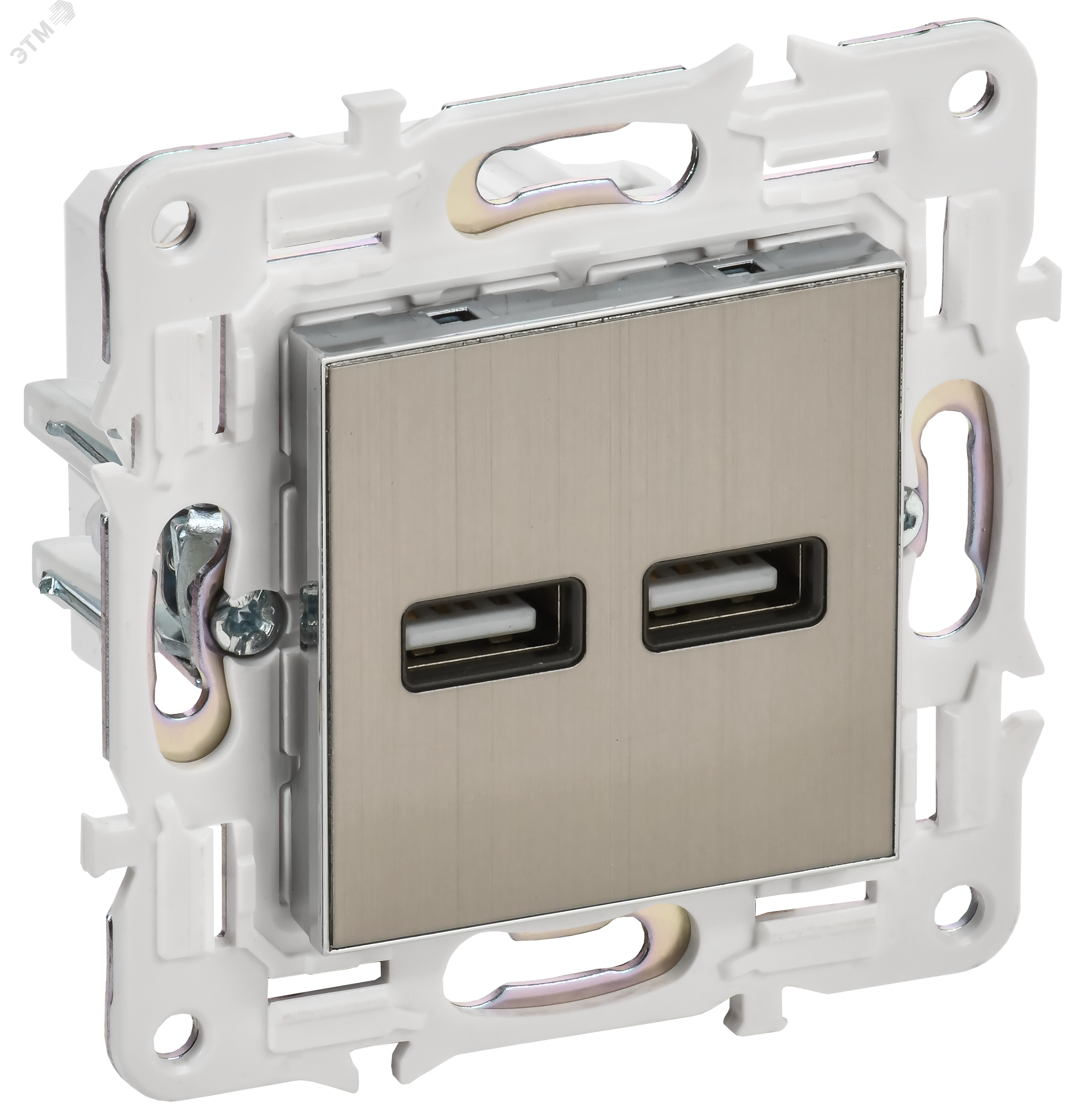 Изображение товара SKANDY Розетка USB A+A 3,1А SK-R15N никель IEK (шт)