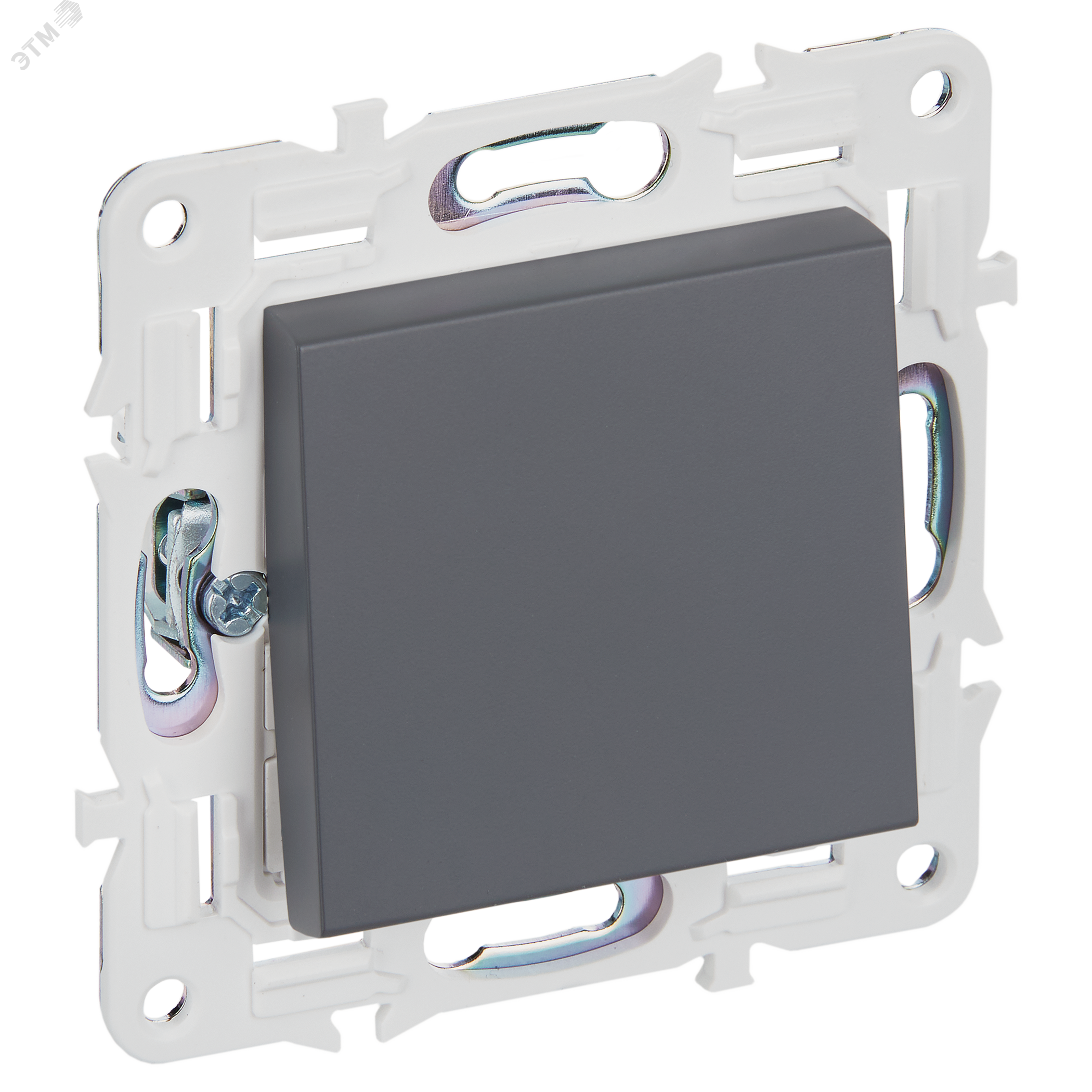 Изображение товара Выключатель SKANDY 1-клавишный перекрестный 10А титан IEK