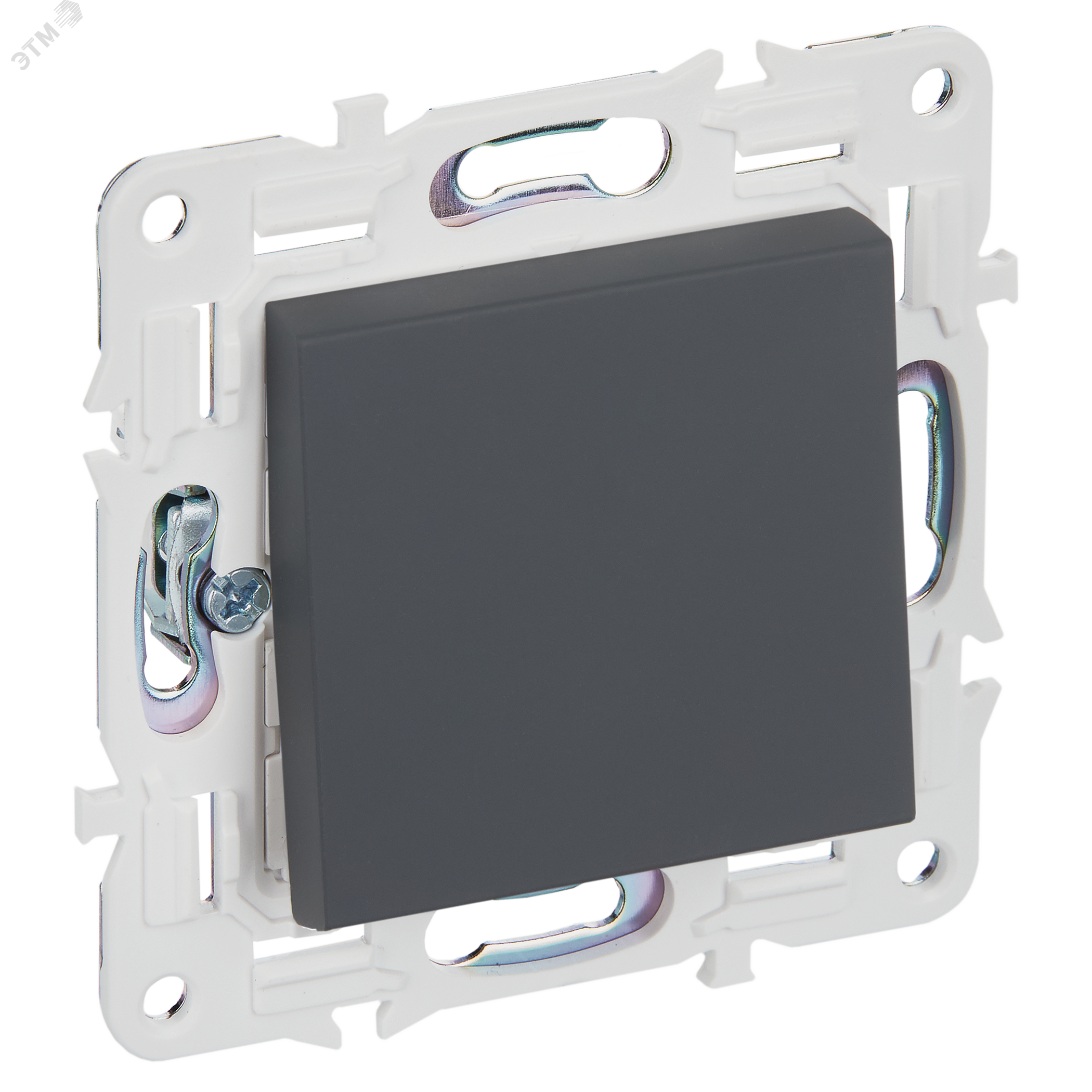 Изображение товара Выключатель 1-клавишный перекрестный SKANDY SK-V03G графит IEK