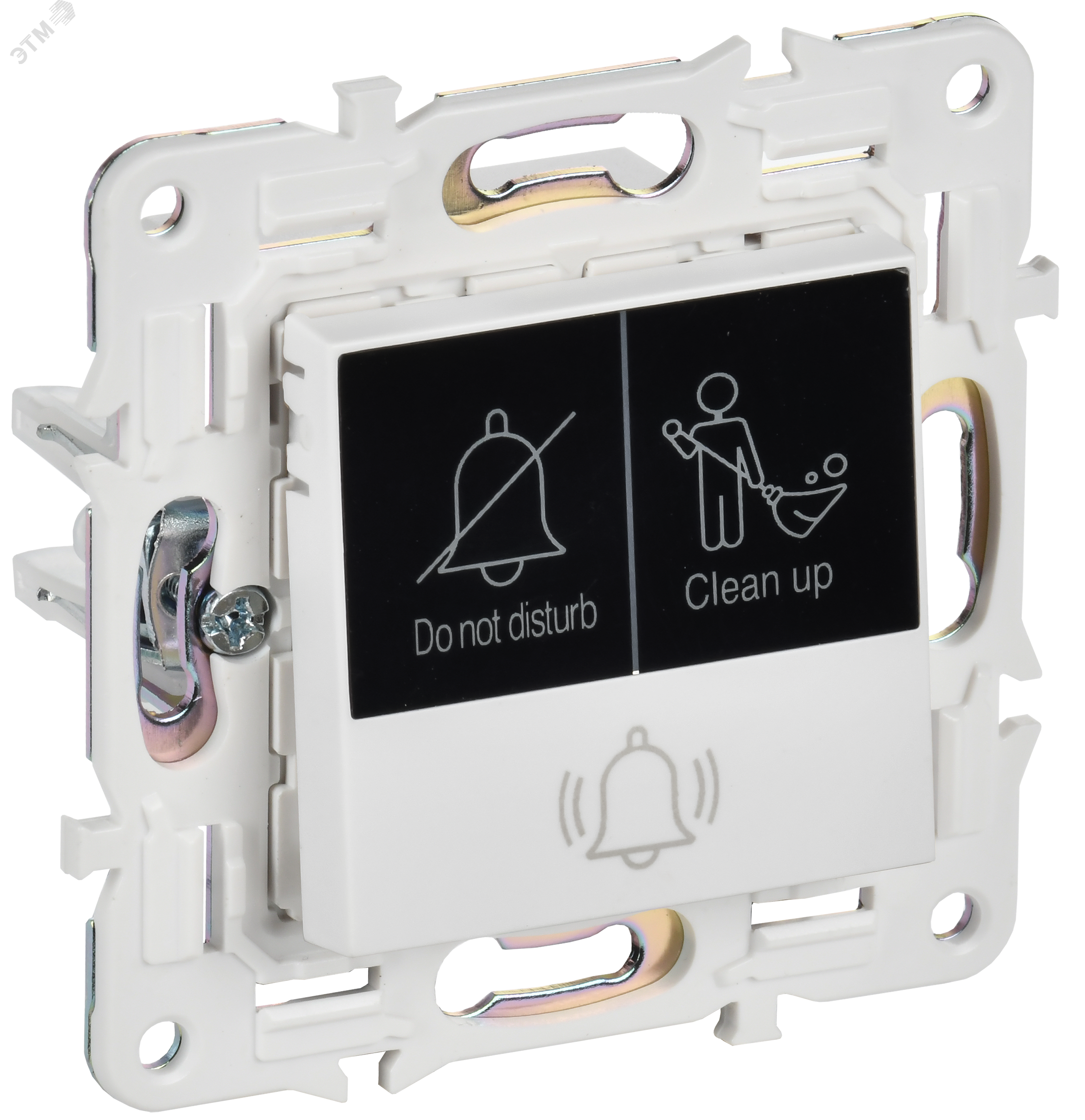 Изображение товара Кнопка звонка с индикацией для отелей SKANDY 10А белая IEK SK-V17W