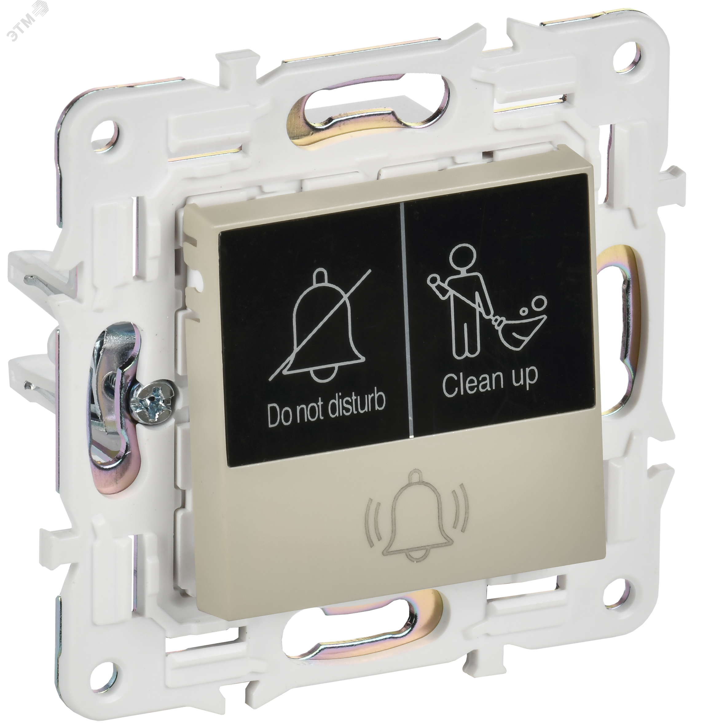 Изображение товара Кнопка звонка с индикацией для отелей SKANDY 10А бежевый SK-V17B IEK