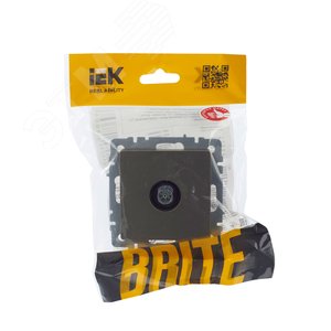 BRITE Розетка TV оконечная РТВ11-0-БрШ шампань - фото 7