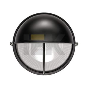 Светильник НПП1105 черный/круг п/сфера-луч 100Вт IP54 IEK