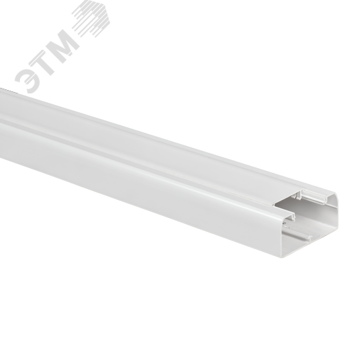 DLP Кабель-канал парапетный 105х50мм с крышкой шириной 65мм белый - фото 1