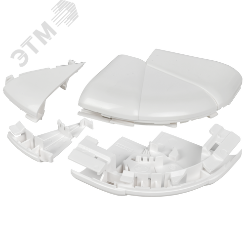 Изображение товара DLP Угол внешний изменяемый для кабель-канала 80х50мм (60-120град) белый (шт)