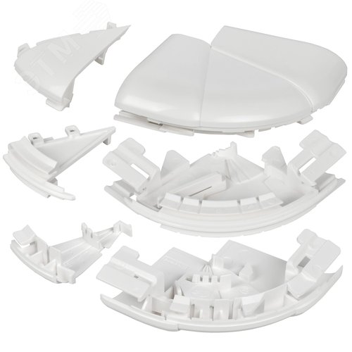 Изображение товара DLP Угол внешний изменяемый для кабель-канала 150х50мм (60-120град) белый (шт)