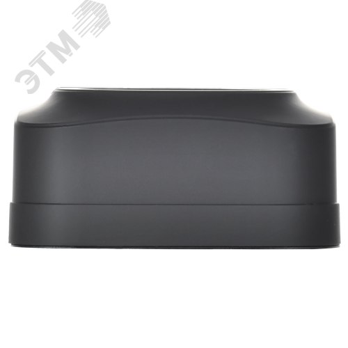 GLORY Розетка 2-местная для открытой установки без заземления без защитных шторок 10А РС22-2-ХЧм черный матовый IEK - фото 2