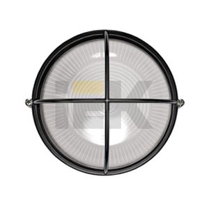 Светильник НПП-100w круглый решетка крестообразная термостойкий IP54