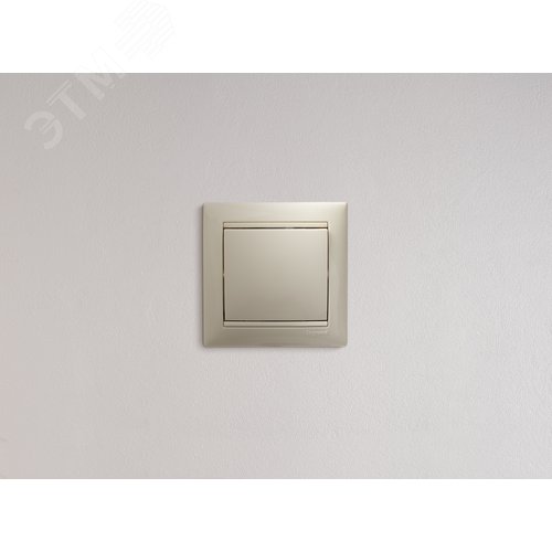 Выключатель 1-клавишный 10А безвинтовое крепление слоновая кость VALENA - фото 2