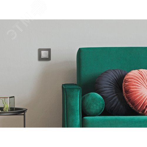 Светорегулятор поворотно-нажимной LED 300Вт без нейтрали белый ETIKA - фото 2