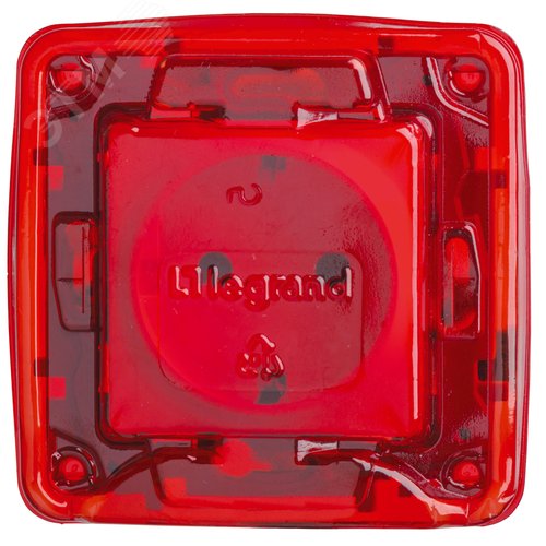 Крышка защитная красный ETIKA - фото 1