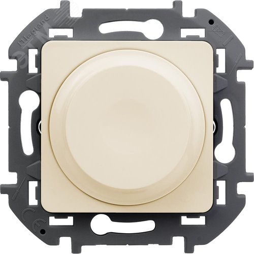 Изображение товара Светорегулятор поворотно-нажимной 300Вт слоновая кость INSPIRIA (шт)