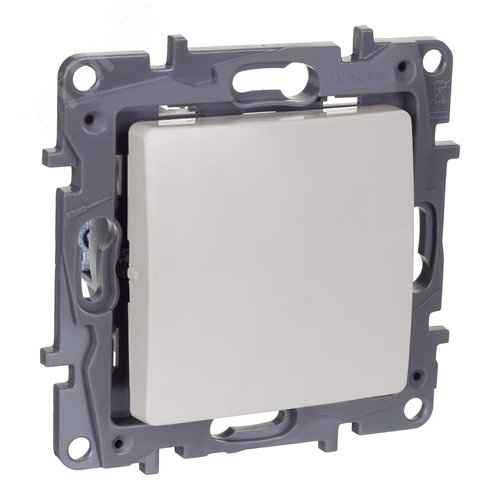 Изображение товара Выключатель 1-клавишный 10АХ перекрестный слоновая кость ETIKA (шт)