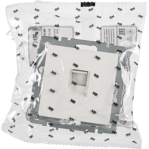 BRITE Розетка компьютерная RJ45 кат.5E РК10-БрБ белый - фото 2