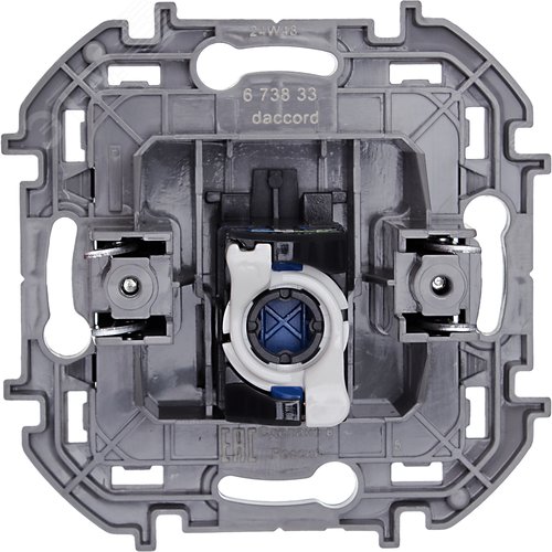 Розетка компьютерная RJ45 категория 6 UTP антрацит INSPIRIA - фото 2