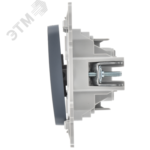 FLITE Выключатель 1-клавишный 10А ВС11-1-0-ФлМ маренго IEK - фото 3