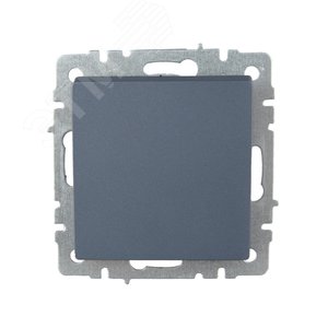 BRITE Выключатель одноклавишный 10А ВС10-1-0-БрМ маренго - фото 2