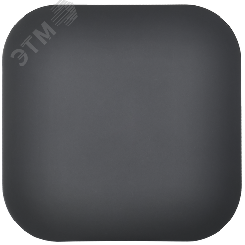 GLORY Выключатель 1-клавишный для открытой установки 10А ВС20-1-0-ХЧм черный матовый IEK - фото 2