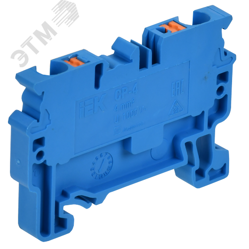 ARMAFIX Клемма пружинная Push In CP 4мм2 синяя IEK - фото 3