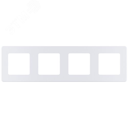 Рамка 4-местная жемчуг INSPIRIA - фото 1