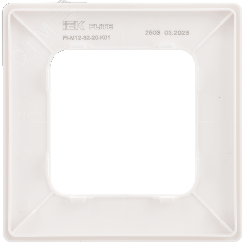 FLITE CLASSIC Рамка 1-местная РУ-1-К-ФлБ белый IEK - фото 3